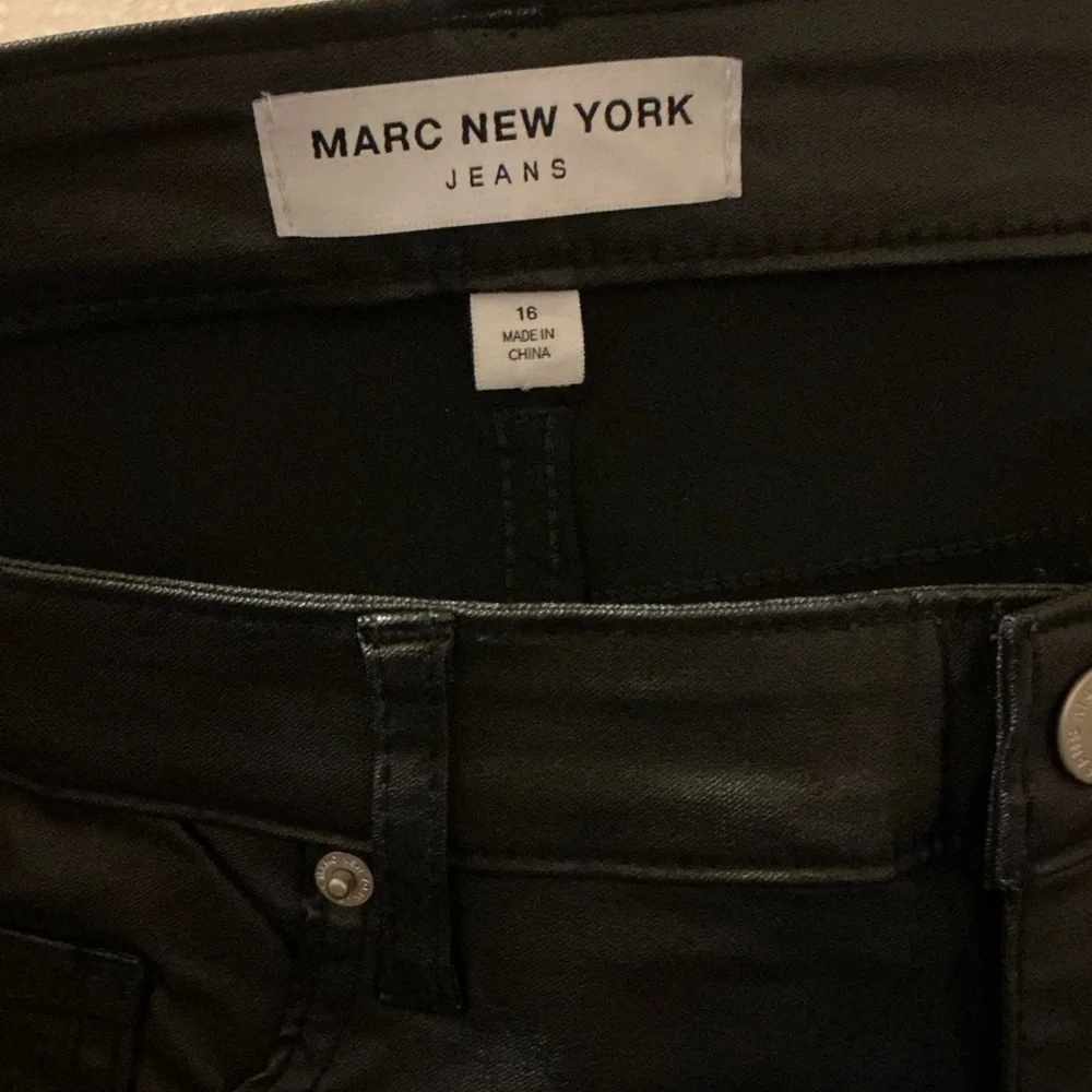 Marc New York Black Coated Jeans